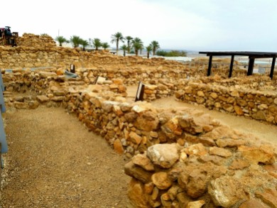 The excavated buildings of the Essenes community